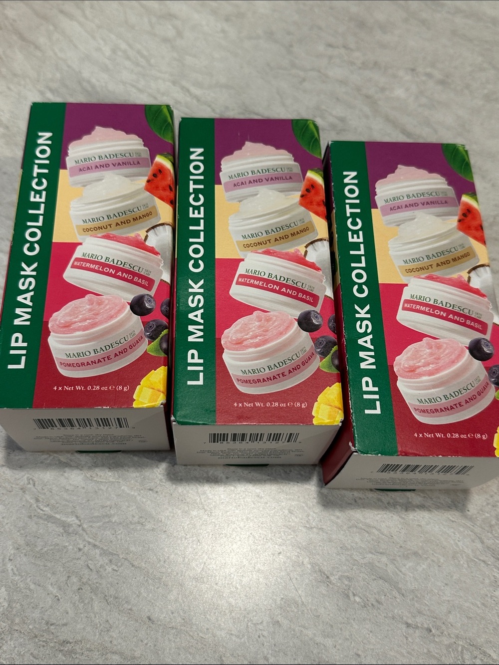 Mario Badescu Lip Mask Collection - Green and Pink Packaging